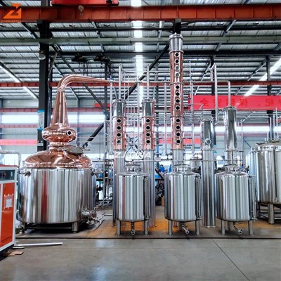 Whisky-Brandy-Wodka- und Gin-Destillerie